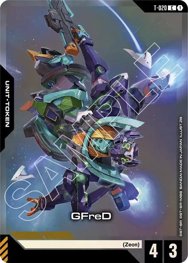 GFreD (T - 020) (Premium Card Collection Gundam Assemble) - Gundam Promotional Cards - Common T - 020 - English by MechaKai Collectibles on MYNTED