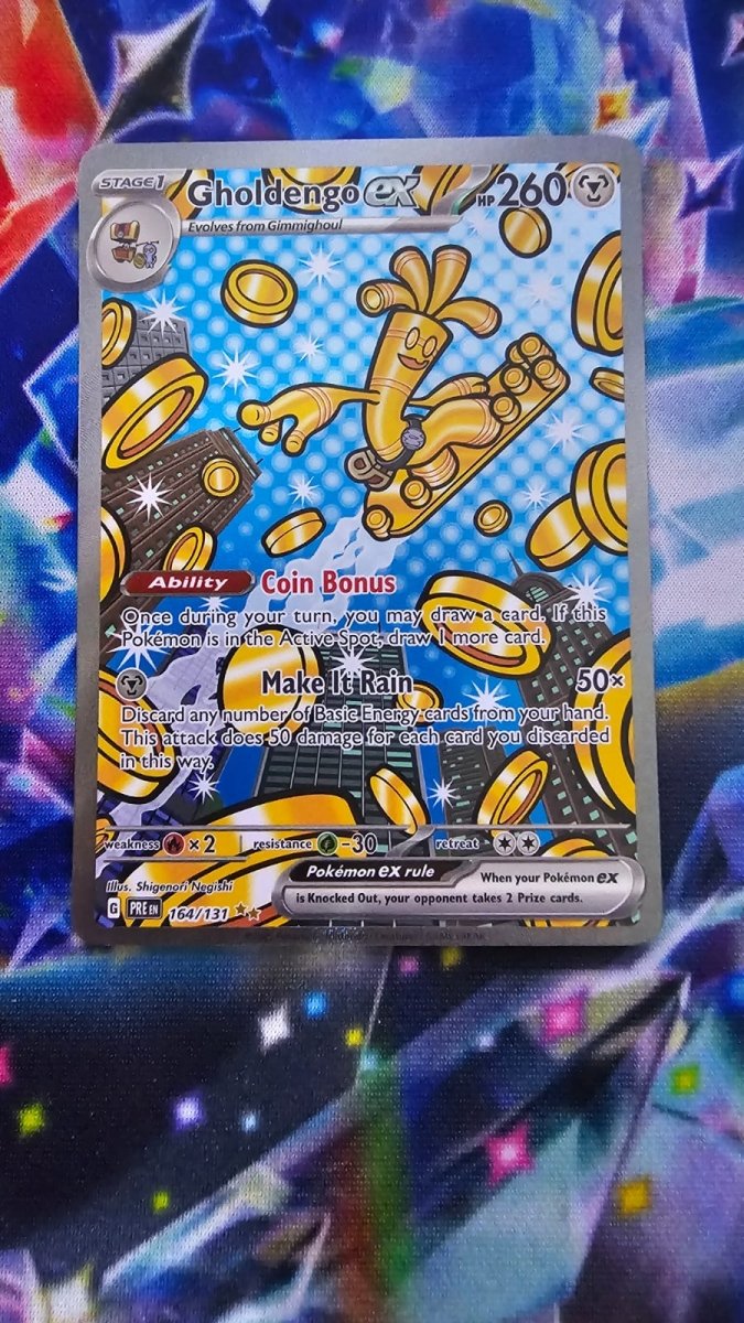Gholdengo Ex 164/131 - Prismatic Evolutions - Special Illustration Rare by Light Collectibles on MYNTED