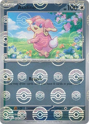 audino black bolt pokeball pattern 074/086