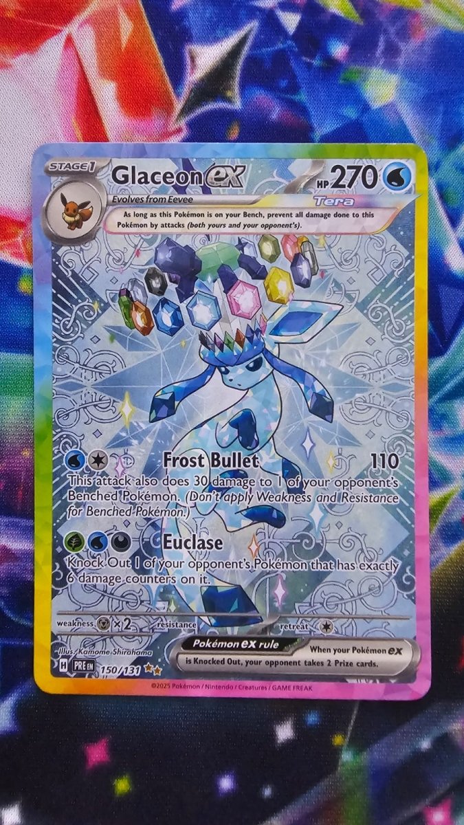 Glaceon Ex 150/131 - Prismatic Evolutions - Special Illustration Rare by Light Collectibles on MYNTED