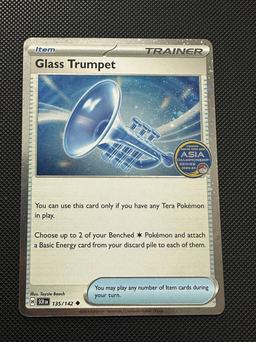 Glass Trumpet 2023 - 2024 Asia Championship Exclusive Promo 135/142 Pokemon by Marnie’s TCG on MYNTED