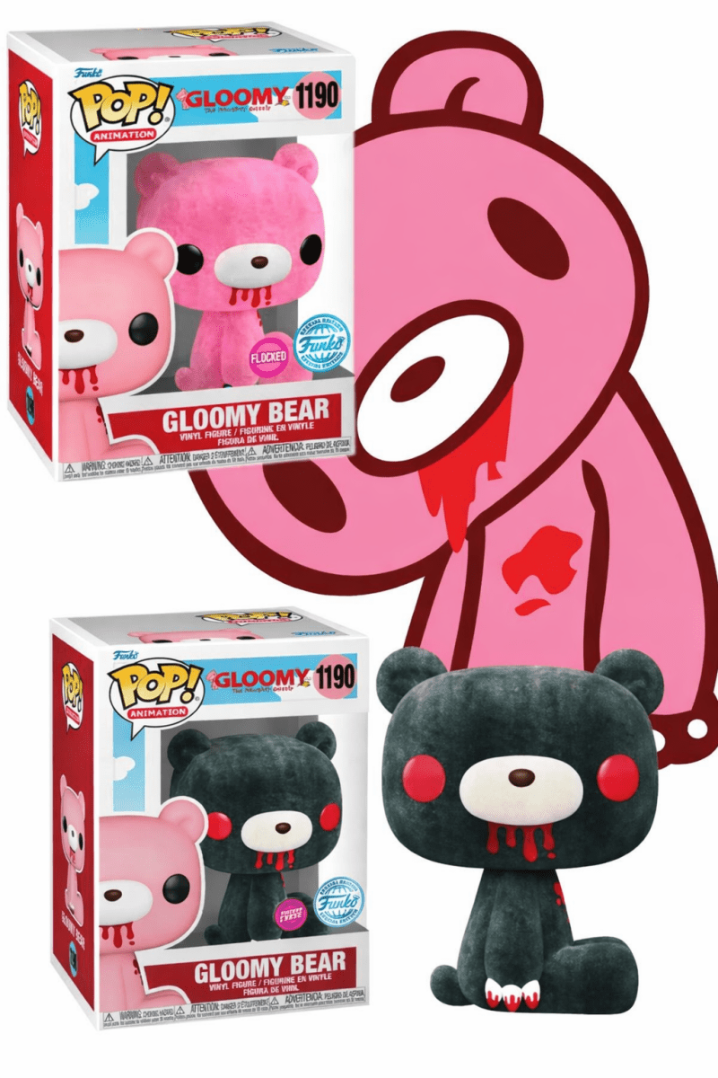Gloomy Bear Chase and Gloomy Bear Flocked Both (1190) by Falconloot on MYNTED