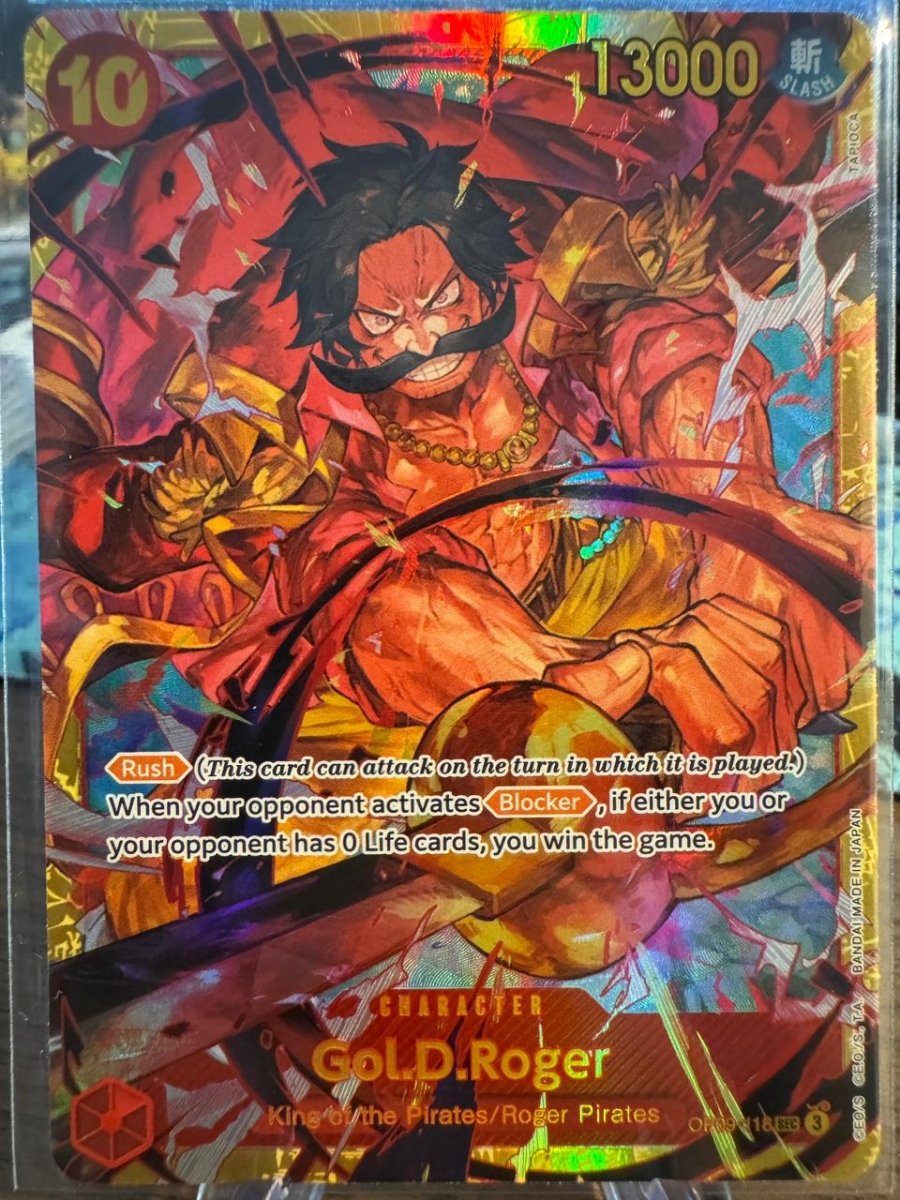 Gol D. Roger OP09 - 118 SEC Secret Rare One Piece ENGLISH by Desert Pirates on MYNTED