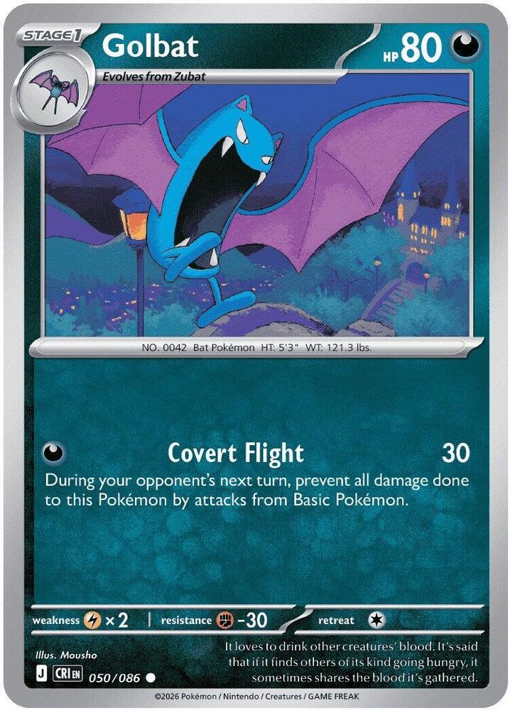 Golbat 050/086 Chaos Rising by Depoga Arts on MYNTED