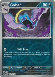 Golbat SV: 151 Uncommon • 042/165 Reverse Holofoil by Shark Pop Culture on MYNTED