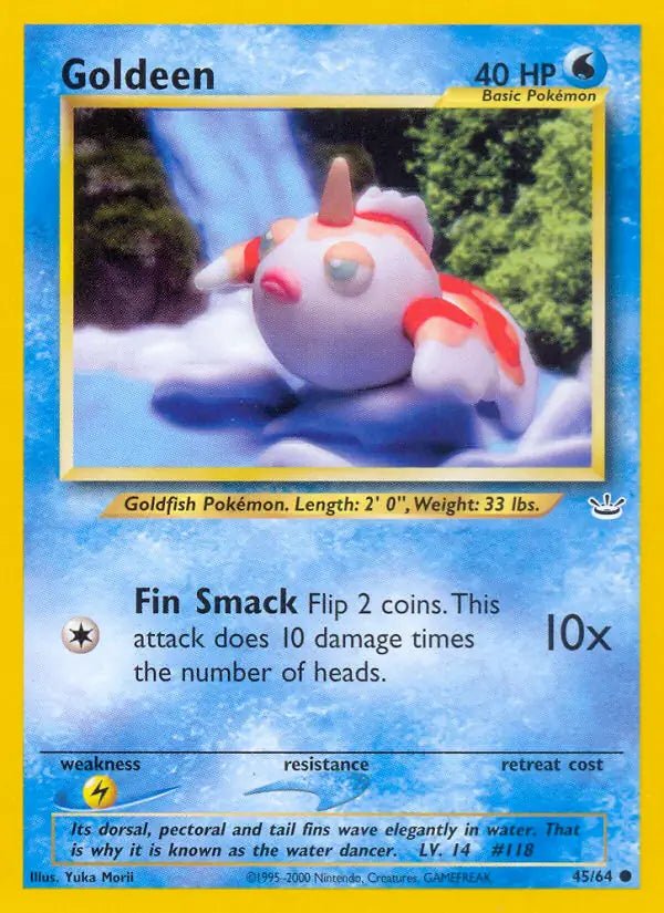 Goldeen Neo Revelation Common • 45 Unlimited by Marnie’s TCG on MYNTED