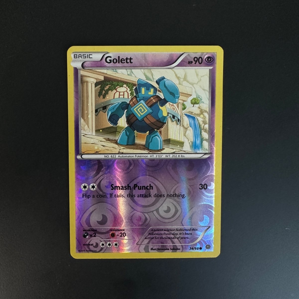 Golett Ancient Origins Common 34 Holo by The Greatest on MYNTED