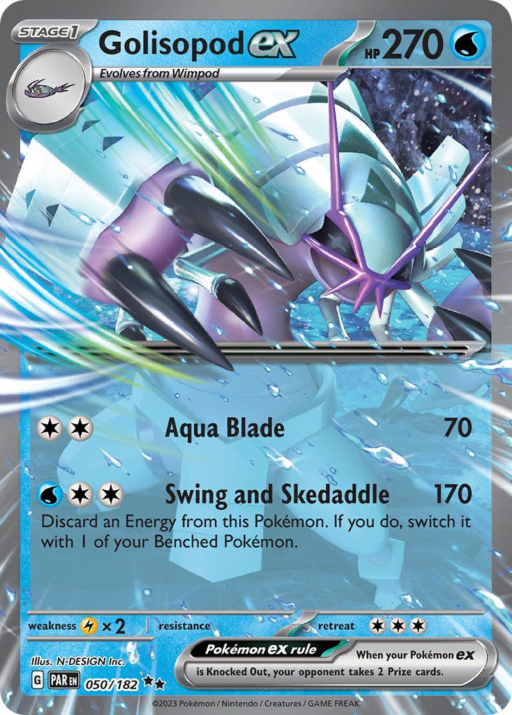 Golisopod ex · Paradox Rift (PAR) 050 by PokeMarsi on MYNTED