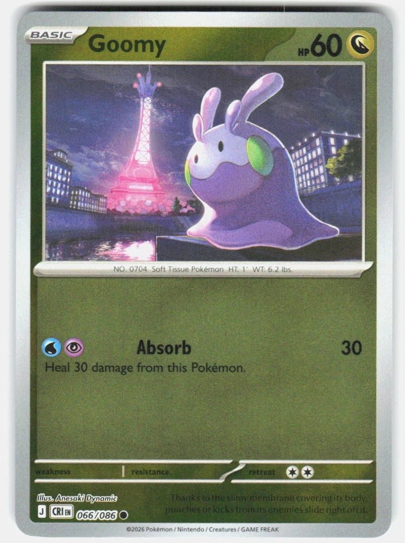 Goomy - 066/086 (Reverse Holo) - Chaos Rising (CRI) ME04 by SAFAQATI on MYNTED