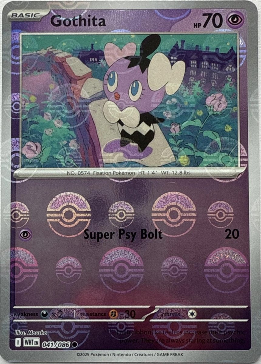 Gothita - 041/086 (Poke Ball Pattern) - SV: White Flare (WHT) by SAFAQATI on MYNTED