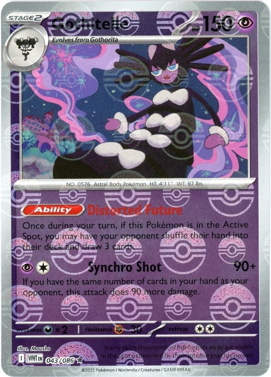 Gothitelle - 043/086 (Poke Ball Pattern) - SV: White Flare (WHT) by SAFAQATI on MYNTED