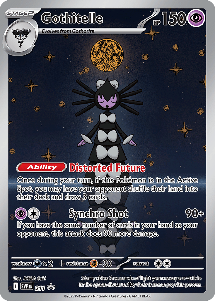 Gothitelle · Scarlet & Violet Promos (SVP) 211 by PokeMarsi on MYNTED