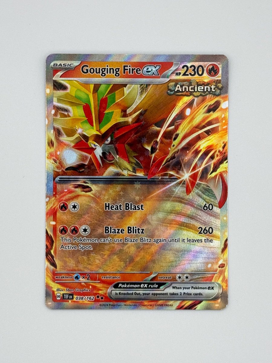 Gouging Fire ex · Temporal Forces (TEF) 038 by PokeMarsi on MYNTED