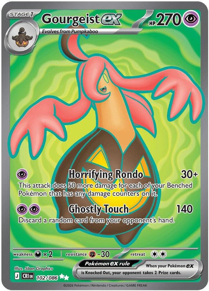 Gourgeist ex - 102/086 - ME04: Chaos Rising (CRI) by Poké Dubai on MYNTED