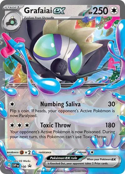 Grafaiai ex 100 (Scarlet & Violet Promo) by PokeCollectZ on MYNTED