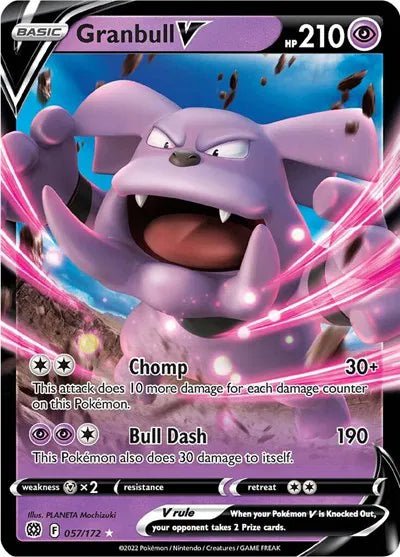 Granbull V - SWSH09: Brilliant Stars (SWSH09) by P0kellector on MYNTED