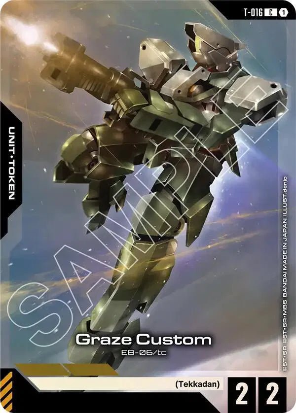 Graze Custom (Premium Card Collection Gundam Assemble) - Gundam Promotional Cards - Common T - 016 - English by MechaKai Collectibles on MYNTED