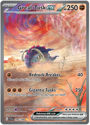 Great Tusk ex Scarlet & Violet Base Set Special Illustration Rare 246/198 by The Greatest on MYNTED