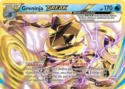 Greninja BREAK BREAKpoint Rare BREAK 41 by tradin9ape on MYNTED