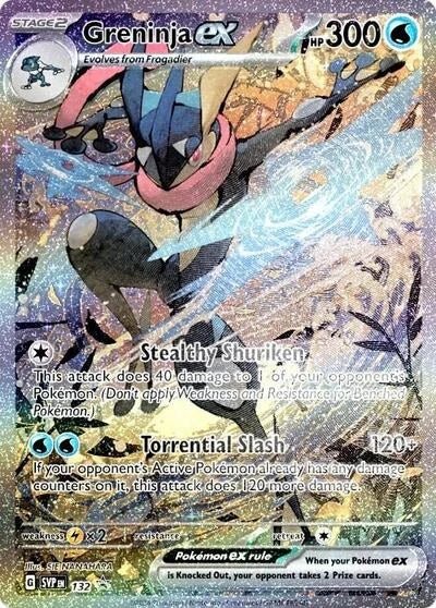 Greninja ex - Scarlet & Violet Promo - Promo 132 - English by MechaKai Collectibles on MYNTED