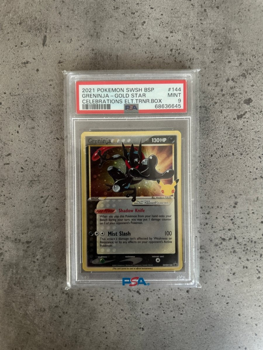 Greninja Gold Star Celebration PSA 9 by The Greatest on MYNTED