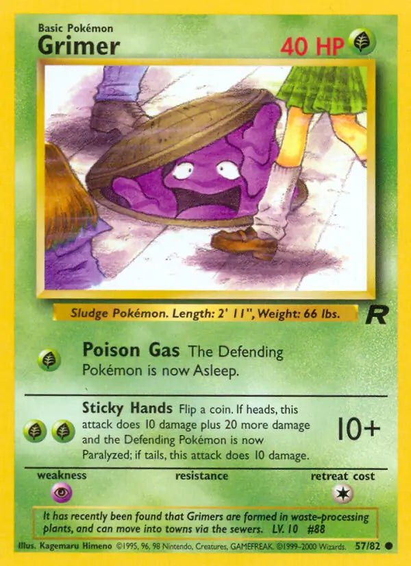 Grimer - 57/82 - Team Rocket (Unlimited) by The Archive Stop on MYNTED