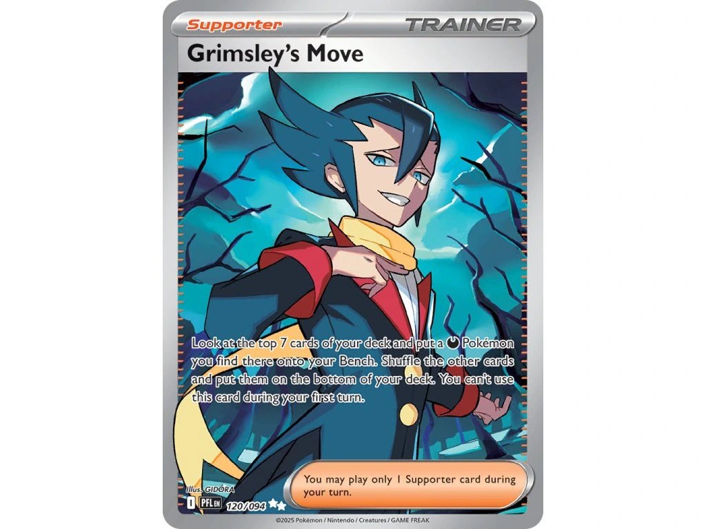 Grimsley's Move - Ultra Rare ME02: Phantasmal Flames 120/094 NM - Holo by Falconloot on MYNTED