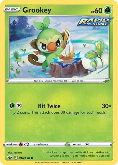 Grookey - 016/198 - Reverse Holofoil by The Archive Stop on MYNTED