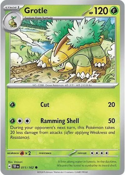 Grotle 011/162 · Reverse Holofoil (Temporal Forces) by S2G FC on MYNTED
