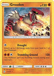 Groudon (Reverse Holofoil) Cosmic Eclipse Rare 113/236 by PokeSource on MYNTED