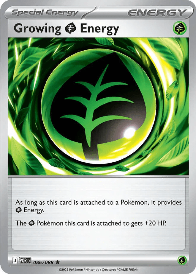 Growing Grass Energy 086 Holo - Perfect Order by PokéPW on MYNTED