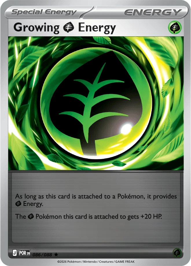 Growing Grass Energy 086 Rev Holo - Perfect Order by PokéPW on MYNTED
