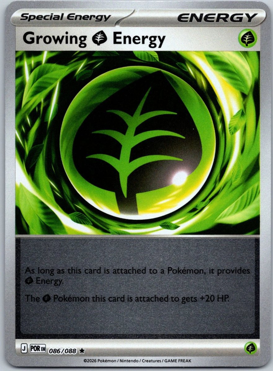 Growing Grass Energy - 086/088 (Reverse Holo) - Perfect Order (ME03) by SAFAQATI on MYNTED
