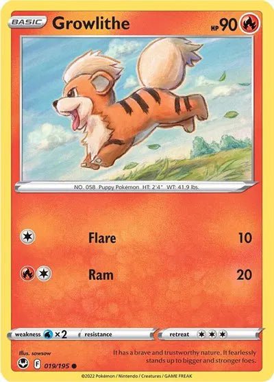 Growlithe - 019/195 - Normal by The Archive Stop on MYNTED