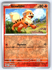 Growlithe SV: 151 Common • 058/165 Reverse Holofoil