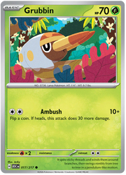 Grubbin 017/217 Common | Mega Evolution – Ascended Heroes by Worth the XP on MYNTED