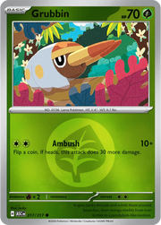 Grubbin (Energy Symbol Pattern) Ascended Heroes Common 017/217 by Shark Pop Culture on MYNTED