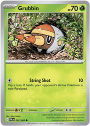 Grubbin Pitch Black Common • 002/084 Reverse Holofoil by Marnie’s TCG on MYNTED