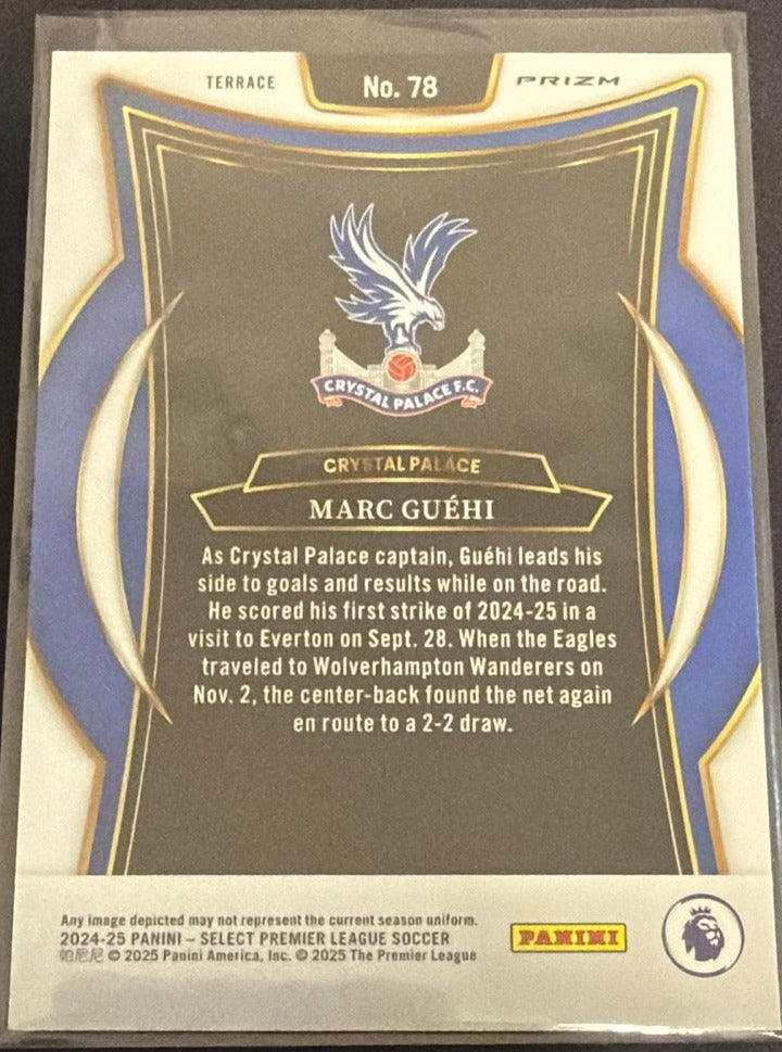 2024-25 Panini Select Premier League Marc Guehi #78 White Sparkle