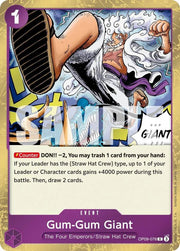 Gum-Gum Giant (Reprint) Premium Booster -The Best- Vol. 2 R OP09-078 by Fabio’s Black Box on MYNTED