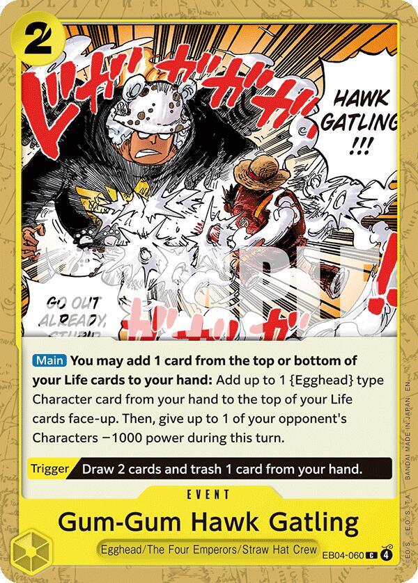 Gum - Gum Hawk Gatling - Adventure on Kami's Island (OP15 - EB04) by TCGDON on MYNTED