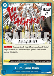 Gum-Gum Rain (Reprint) Premium Booster -The Best- Vol. 2 R OP02-068 by Fabio’s Black Box on MYNTED