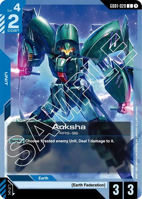 Gundam - Anksha - Newtype Rising (GD01) by TCGDON on MYNTED