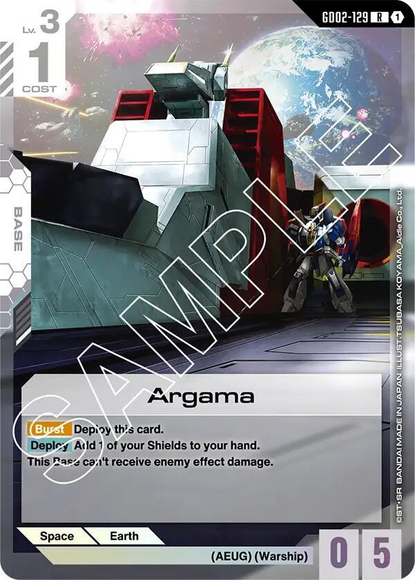 Gundam - Argama - Dual Impact (GD02) by TCGDON on MYNTED