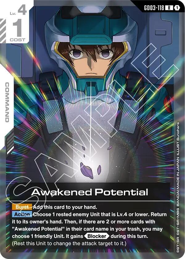 Gundam - Awakened Potential - Steel Requiem (GD03) by TCGDON on MYNTED