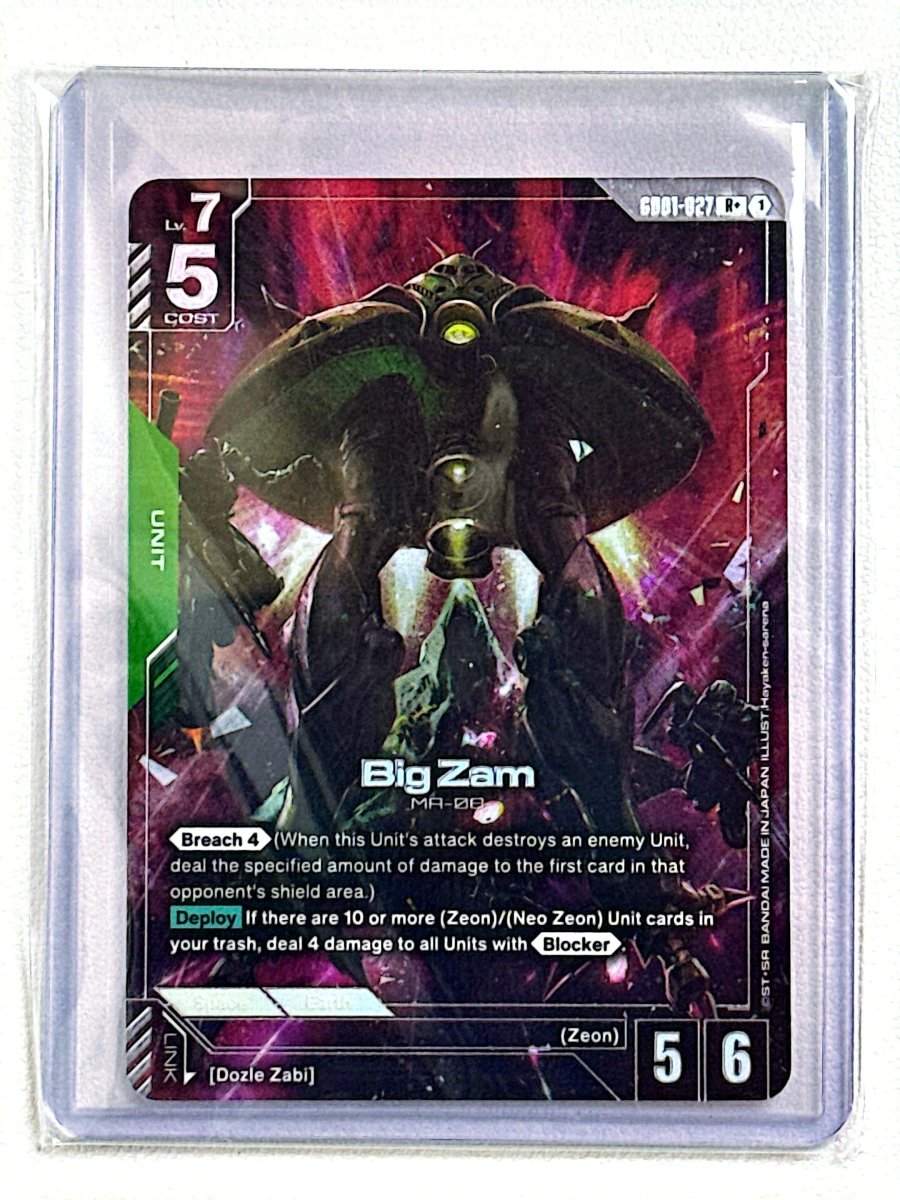 Gundam Big Zam (R+) - Newtype Rising (GD01) by TCGDON on MYNTED