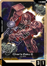 Gundam - Char's Zaku II (T - 006) Token - Newtype Rising (GD01) by TCGDON on MYNTED