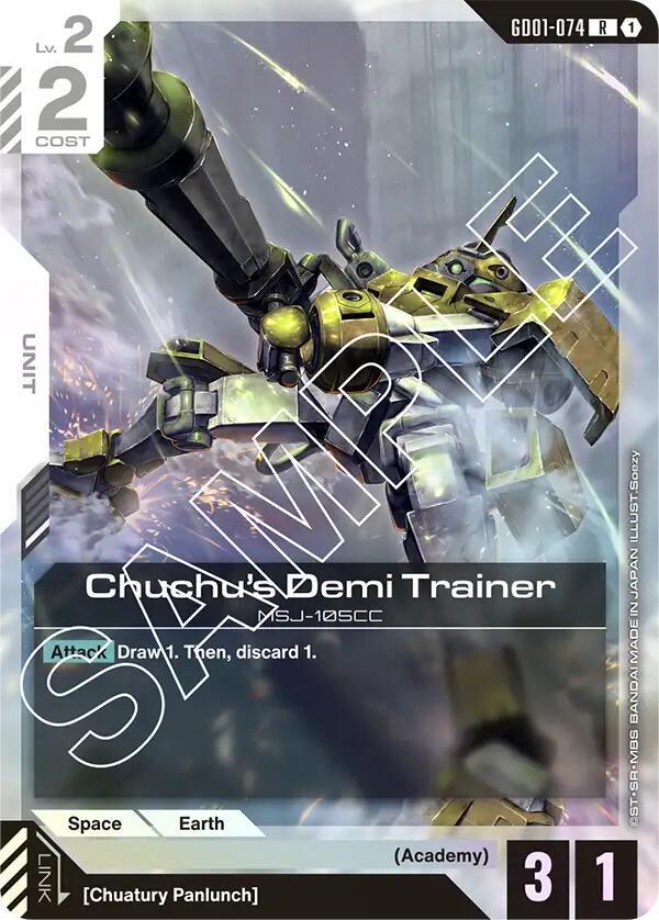 Gundam - Chuchu's Demi Trainer - Newtype Rising (GD01) by TCGDON on MYNTED