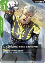 Gundam - Citizens, Take a Stand! - Newtype Rising (GD01) by TCGDON on MYNTED