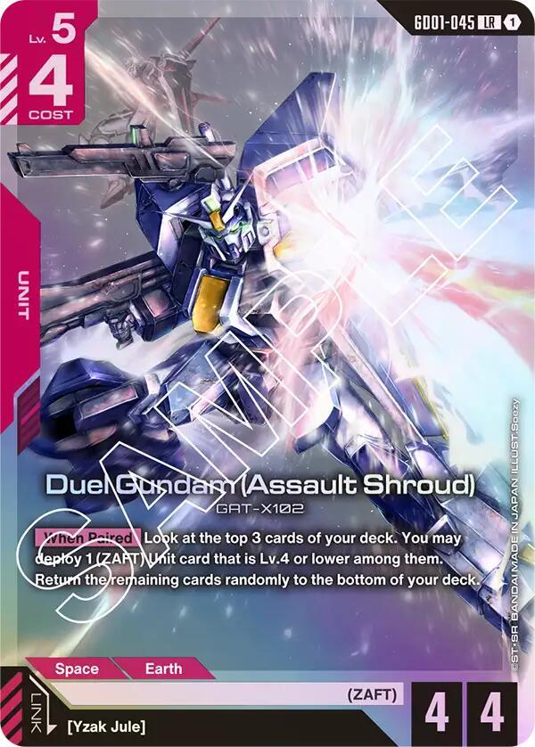 Gundam - Duel Gundam (Assault Shroud) - Newtype Rising (GD01) by TCGDON on MYNTED